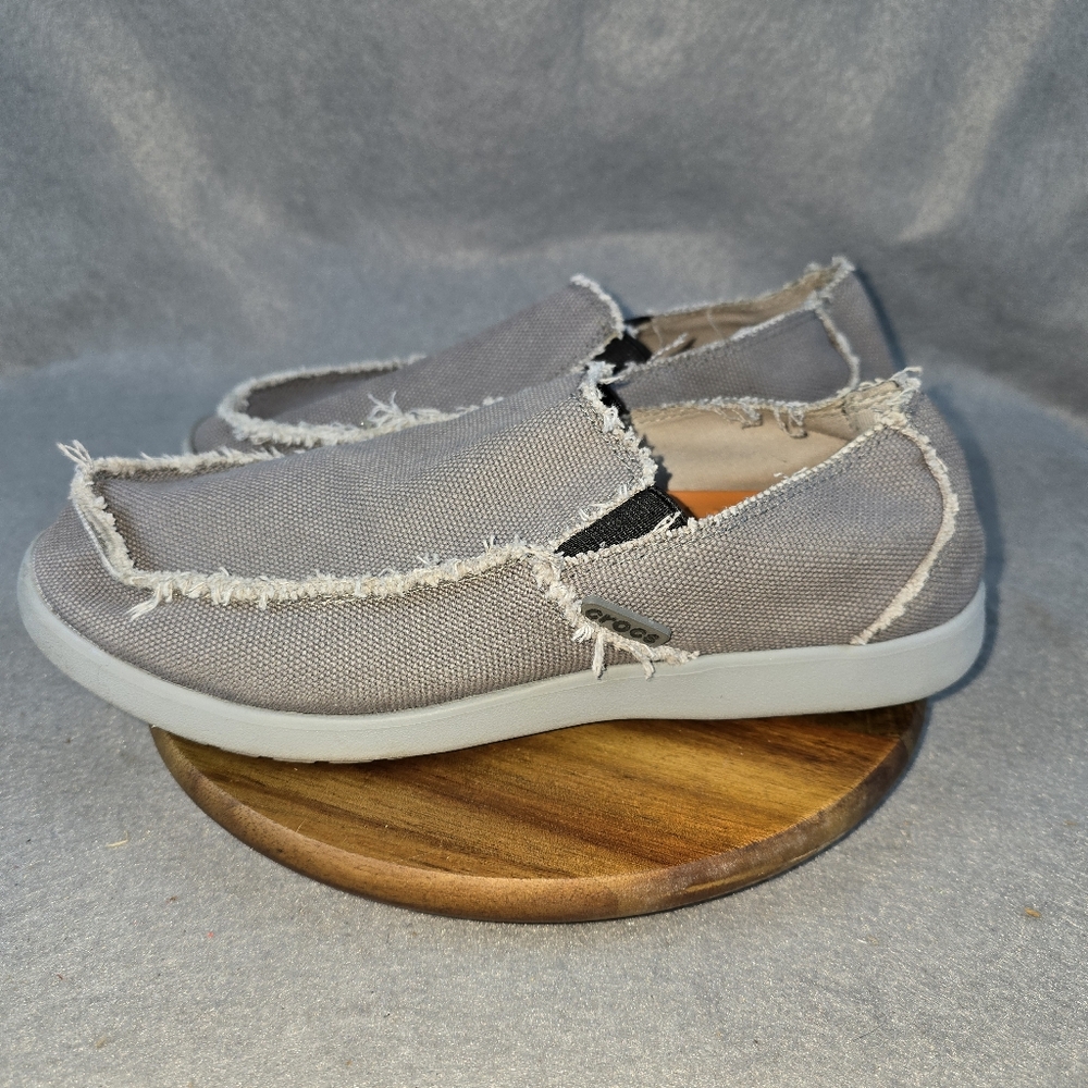 CROCS Santa Cruz Slip-on Canvas Shoes Size 8 M - Picture 3 of 10